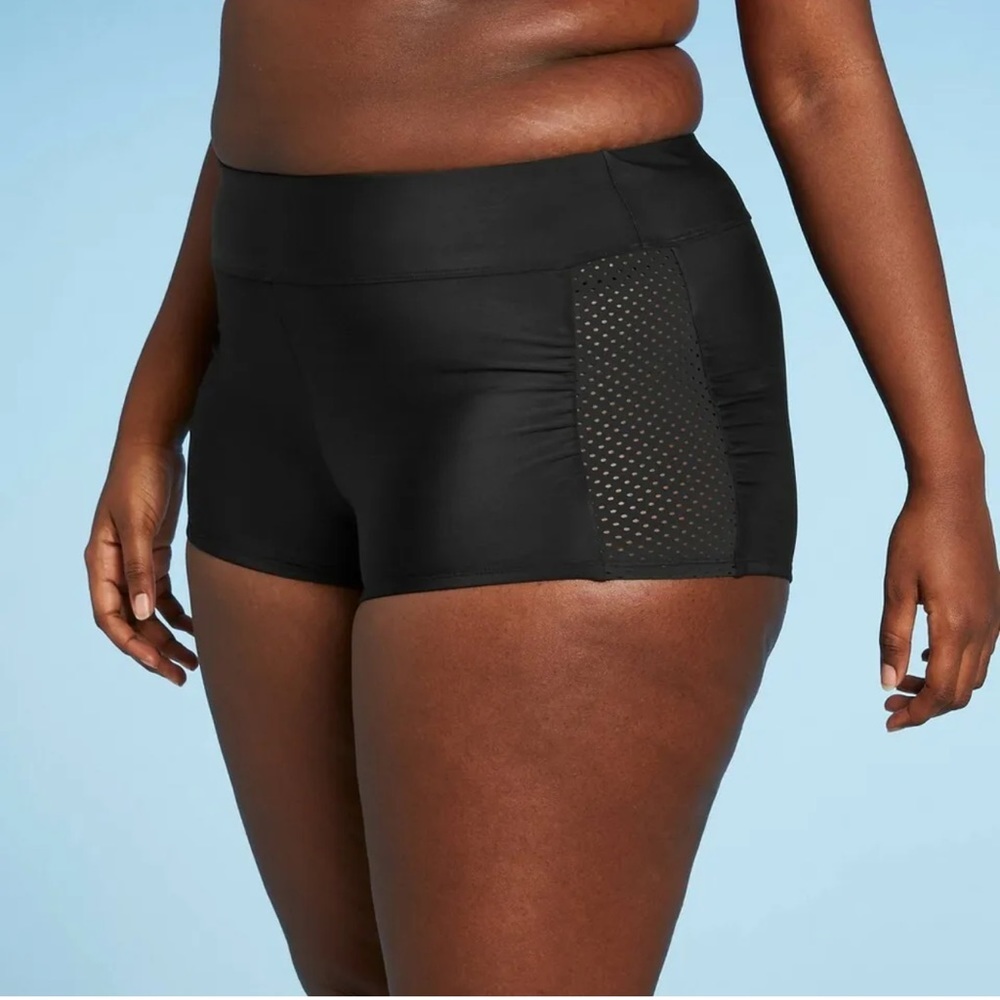 All In Motion Laser Cut Side Swim Shorts
